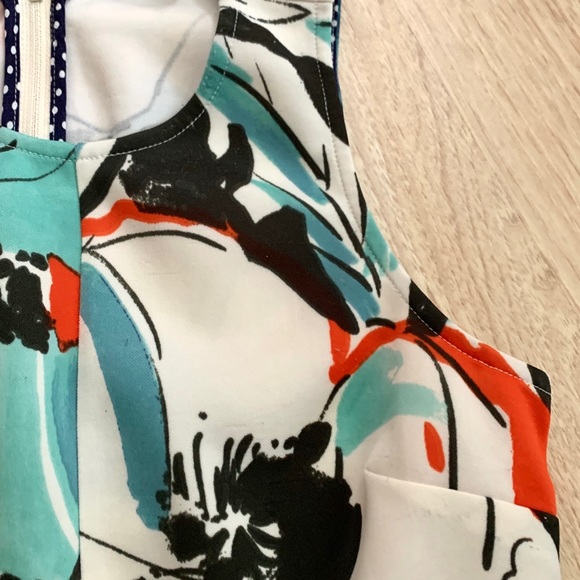 Anthropologie Floral Peplum top - Picture 4 of 5